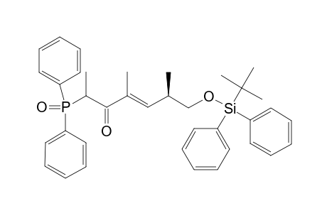 (3E,2R)-2,4-Dimethyl-1-(tert-butyldiphenylsilyloxy)-6-diphenylphosphineoxido-3-hepten-5-one