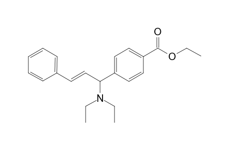 (E)-ethyl 4-(1-(diethylamino)-3-phenylallyl)benzoate