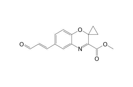6-[(E)-3-ketoprop-1-enyl]spiro[1,4-benzoxazine-2,1'-cyclopropane]-3-carboxylic acid methyl ester
