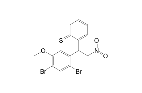 2-(2,4-Dibromo-5-methoxyphenyl)-2-(thiophenyl)-1-nitroethane