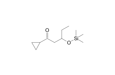 1-Cyclopropyl-3-[(trimethylsilyl)oxy]pentanone