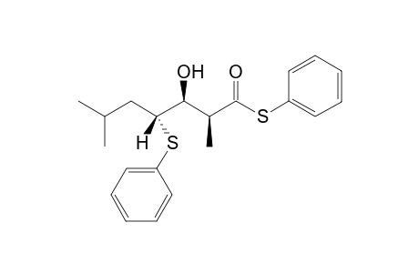 (2S,3S,4R)-3-hydroxy-2,6-dimethyl-4-(phenylthio)heptanethioic acid S-phenyl ester