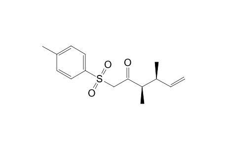 (3R*,4S*)-3,4-dimethyl-1-((4-methylphenyl)sulfonyl)-5-hexen-2-one