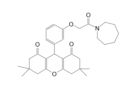 1H-xanthene-1,8(2H)-dione, 9-[3-[2-(hexahydro-1H-azepin-1-yl)-2-oxoethoxy]phenyl]-3,4,5,6,7,9-hexahydro-3,3,6,6-tetramethyl-