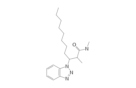 3-(benzotriazol-1-yl)-N,2-dimethylundecanamide