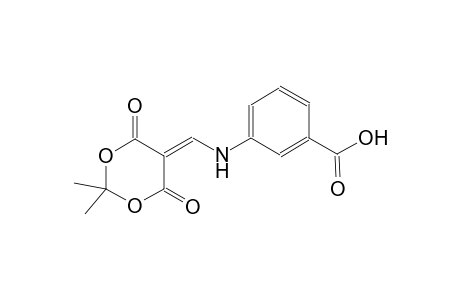 benzoic acid, 3-[[(2,2-dimethyl-4,6-dioxo-1,3-dioxan-5-ylidene)methyl]amino]-