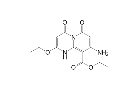 Ethyl 8-amino-2-ethoxy-4,6-dioxo-4,6-dihydro-1H-pyrido[1,2-a]pyrimidine-9-carboxylate