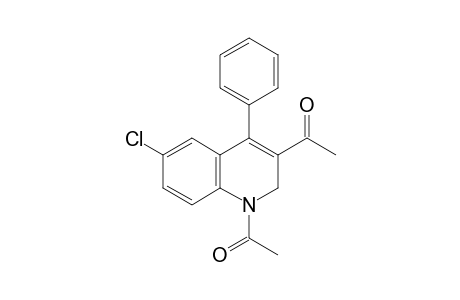 6-chloro-1,3-diacetyl-1,2-dihydro-4-phenylquinoline
