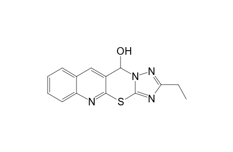 11-Hydroxy-2-ethyl[1,2,4]triazolo[5',1':2,3][1,3]thiazino[6,5-b]quinoline