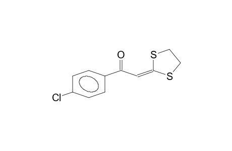 1-(4-Chloro-phenyl)-2-(1,3-dithiolan-2-ylidene)-ethanone