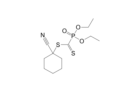 1-CYANO-1-CYCLOHEXYL-DIETHOXYPHOSPHORYLDITHIOFORMATE