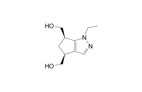 [(4S,6R)-1-ethyl-6-(hydroxymethyl)-5,6-dihydro-4H-cyclopenta[c]pyrazol-4-yl]methanol