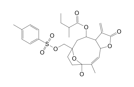 6,9-Epoxycyclodeca[b]furan, butanoic acid deriv.