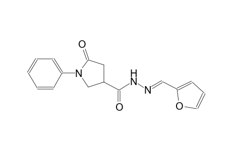 3-Pyrrolidinecarbohydrazide, 5-oxo-1-phenyl-N'-(2-furfurylideno)-