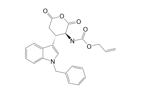 N-[(3S,4S)-4-[1-(benzyl)indol-3-yl]-2,6-diketo-tetrahydropyran-3-yl]carbamic acid allyl ester