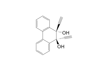 9,10-Phenanthrenediol, 9,10-diethynyl-9,10-dihydro-, trans-
