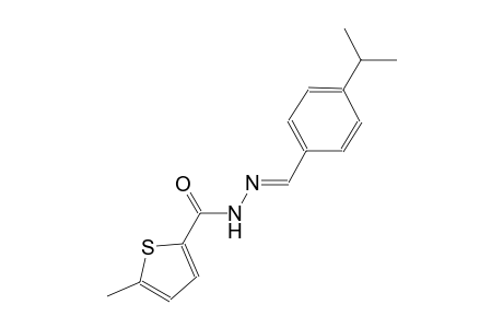 N'-[(E)-(4-isopropylphenyl)methylidene]-5-methyl-2-thiophenecarbohydrazide