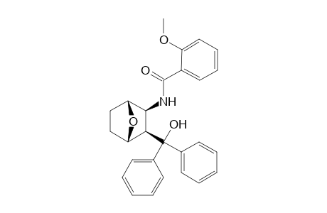 2-Methoxy-N-[(1S,2R,3S,4R)-2-[oxidanyl(diphenyl)methyl]-7-oxabicyclo[2.2.1]heptan-3-yl]benzamide