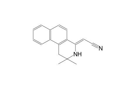 (2Z)-(2,2-Dimethyl-2,3-dihydrobenzo[f]isoquinolin-4(1H)-ylidene)ethanenitrile