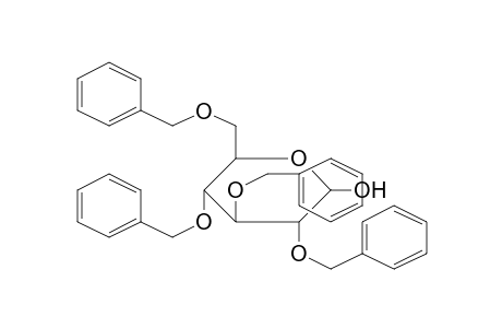 3,4,5-tribenzoxy-6-(benzoxymethyl)tetrahydropyran-2-ol