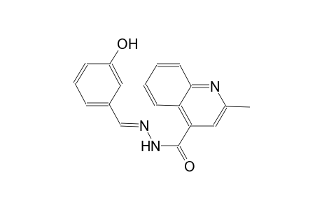 N'-[(E)-(3-hydroxyphenyl)methylidene]-2-methyl-4-quinolinecarbohydrazide
