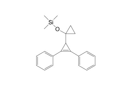 ((2',3'-Diphenyl-[1,1'-bi(cyclopropan)]-2'-en-1-yl)oxy)-trimethylsilane