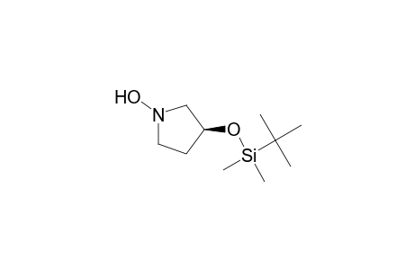 tert-Butyl-dimethyl-[(3S)-1-oxidanylpyrrolidin-3-yl]oxy-silane