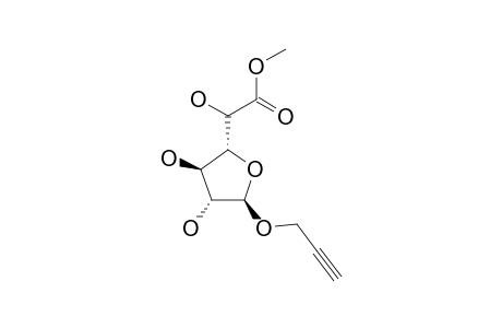 PROPARGYL-(METHYL-D-GALACTOFURANOSID)-URONATE