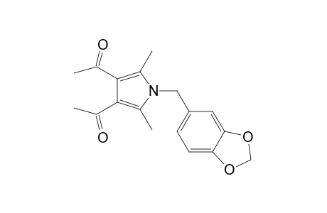 1-Ethanone, 1-[4-acetyl-1-(1,3-benzodioxol-5-ylmethyl)-2,5-dimethyl-1H-pyrrol-3-yl]-