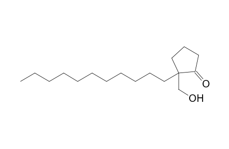 2-(hydroxymethyl)-2-undecyl-1-cyclopentanone