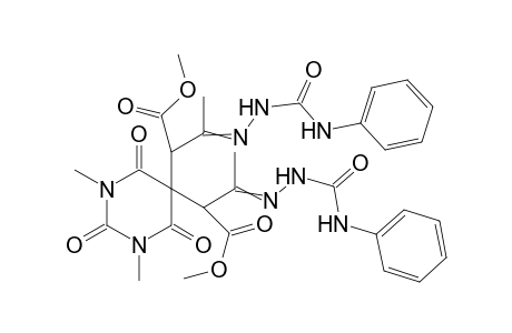 2,2-[(1,3-Dimethyl-2,4,6-trioxohexahydropyrimidine-5,5-diyl)]bis{3-[(anilinocarbonyl)hydrazono]butanoate}