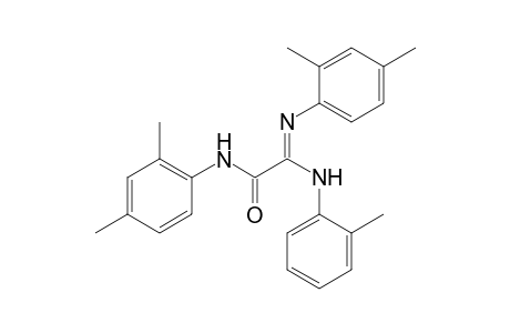 1-(2',4'-dimethylphenyl)amino-.alpha.-[N-(2',4'-Dimethylphenyl)imino]-.alpha.-[N-(2'-methylphenyl)amino]-acetamide