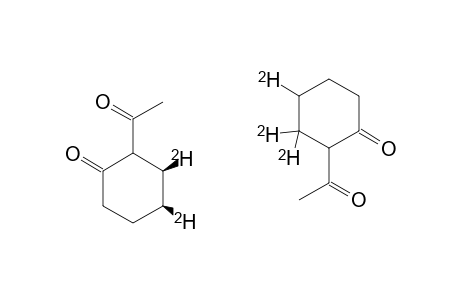 CIS-2-ACETYL-3,4-DIDEUTERIOCYCLOHEXANONE+3,3,4-TRIDEUTERIOCYCLOHEXANONE;MIXTURE
