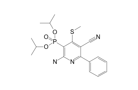6-amino-5-diisopropoxyphosphoryl-4-(methylthio)-2-phenyl-nicotinonitrile