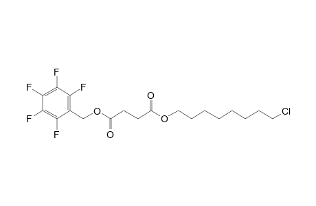 Succinic acid, 8-chlorooctyl pentafluorobenzyl ester