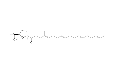 1-[(2'S,5'R)-5'-(1''-Hydroxy-1''-methylethyl)-2'-methyl-tetrahydrofuran-2'-yl]-4,9,13,17-tetramethyl-octdeca-4,8,12,16-tetraen-1-one