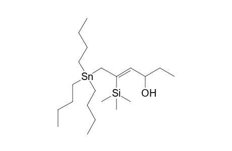 (4-Hydroxy-2-trimethylsilylhex-2-en-1-yl)tributylstannane