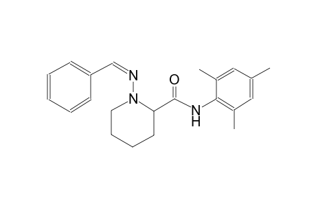2-piperidinecarboxamide, 1-[[(Z)-phenylmethylidene]amino]-N-(2,4,6-trimethylphenyl)-