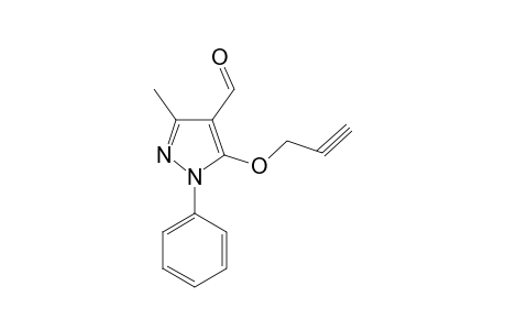 3-METHYL-1-PHENYL-5-(PROP-2-YNYLOXY)-PYRAZOLE-4-CARBALDEHYDE