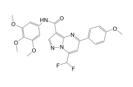 7-(difluoromethyl)-5-(4-methoxyphenyl)-N-(3,4,5-trimethoxyphenyl)pyrazolo[1,5-a]pyrimidine-3-carboxamide