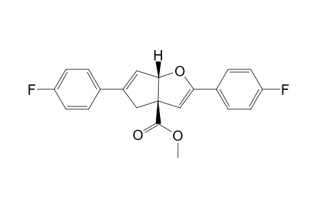 (3aR,6aS)-methyl 2,5-bis(4-fluorophenyl)-4,6a-dihydro-3aH-cyclopenta[b]furan-3a-carboxylate