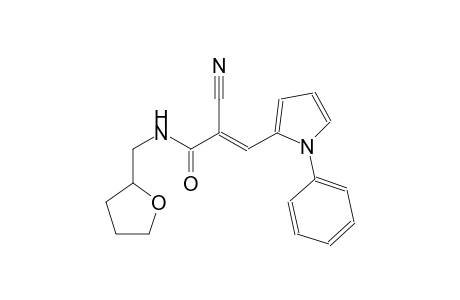 (2E)-2-cyano-3-(1-phenyl-1H-pyrrol-2-yl)-N-(tetrahydro-2-furanylmethyl)-2-propenamide