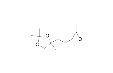 1,3-Dioxolane, 2,2,4-trimethyl-4-(3-oxiranylpropyl)-, [R-(R*,R*)]-