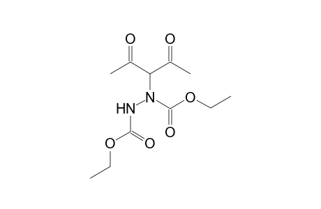 3-[N,N'-bis(ethoxycarbonyl)hydrazino]-2,4-pentane-2,4-dione