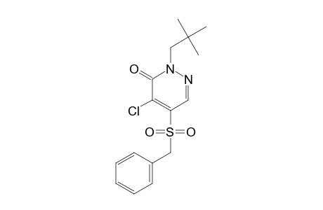 3(2H)-Pyridazinone, 4-chloro-2-(2,2-dimethylpropyl)-5-[(phenylmethyl)sulfonyl]-