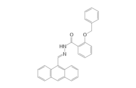 N-[(E)-9-anthracenylmethylideneamino]-2-phenylmethoxybenzamide