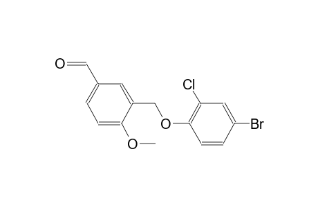 3-[(4-bromo-2-chlorophenoxy)methyl]-4-methoxybenzaldehyde