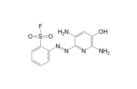 Benzenesulfonyl fluoride, 2-[2-(3,6-diamino-5-hydroxy-2-pyridinyl)diazenyl]-
