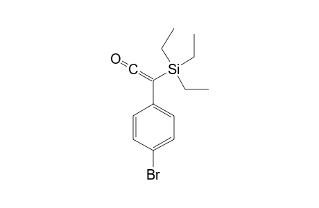 2-(4-BROMOPHENYL)-2-TRIETHYLSILYLETHEN-1-ONE