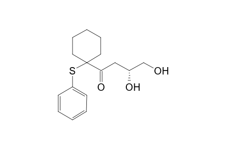 (3R)-3,4-Dihydroxy-1-[1-(phenylsulfanyl)cyclohexyl]butan-1-one